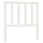 Hoofdbord 106X4X100 Cm Massief Grenenhout Wit
