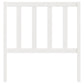 Hoofdbord 106X4X100 Cm Massief Grenenhout Wit