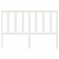 Hoofdbord 126X4X100 Cm Massief Grenenhout Wit