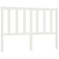 Hoofdbord 146X4X100 Cm Massief Grenenhout Wit