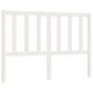 Hoofdbord 166X4X100 Cm Massief Grenenhout Wit