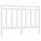 Hoofdbord 126X4X100 Cm Massief Grenenhout Wit