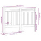 Hoofdbord 141X4X100 Cm Massief Grenenhout
