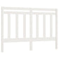 Hoofdbord 141X4X100 Cm Massief Grenenhout Wit