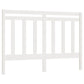 Hoofdbord 146X4X100 Cm Massief Grenenhout Wit