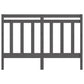 Hoofdbord 156X4X100 Cm Massief Grenenhout Grijs