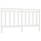 Hoofdbord 186X4X100 Cm Massief Grenenhout Wit
