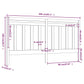 Hoofdbord 206X4X100 Cm Massief Grenenhout Grijs
