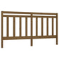 Hoofdbord 206X4X100 Cm Massief Grenenhout Honingbruin