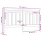 Hoofdbord 206X4X100 Cm Massief Grenenhout Honingbruin
