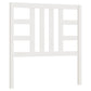Hoofdbord 81X4X100 Cm Massief Grenenhout Wit