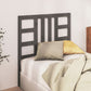 Hoofdbord 106X4X100 Cm Massief Grenenhout Grijs