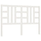Hoofdbord 146X4X100 Cm Massief Grenenhout Wit