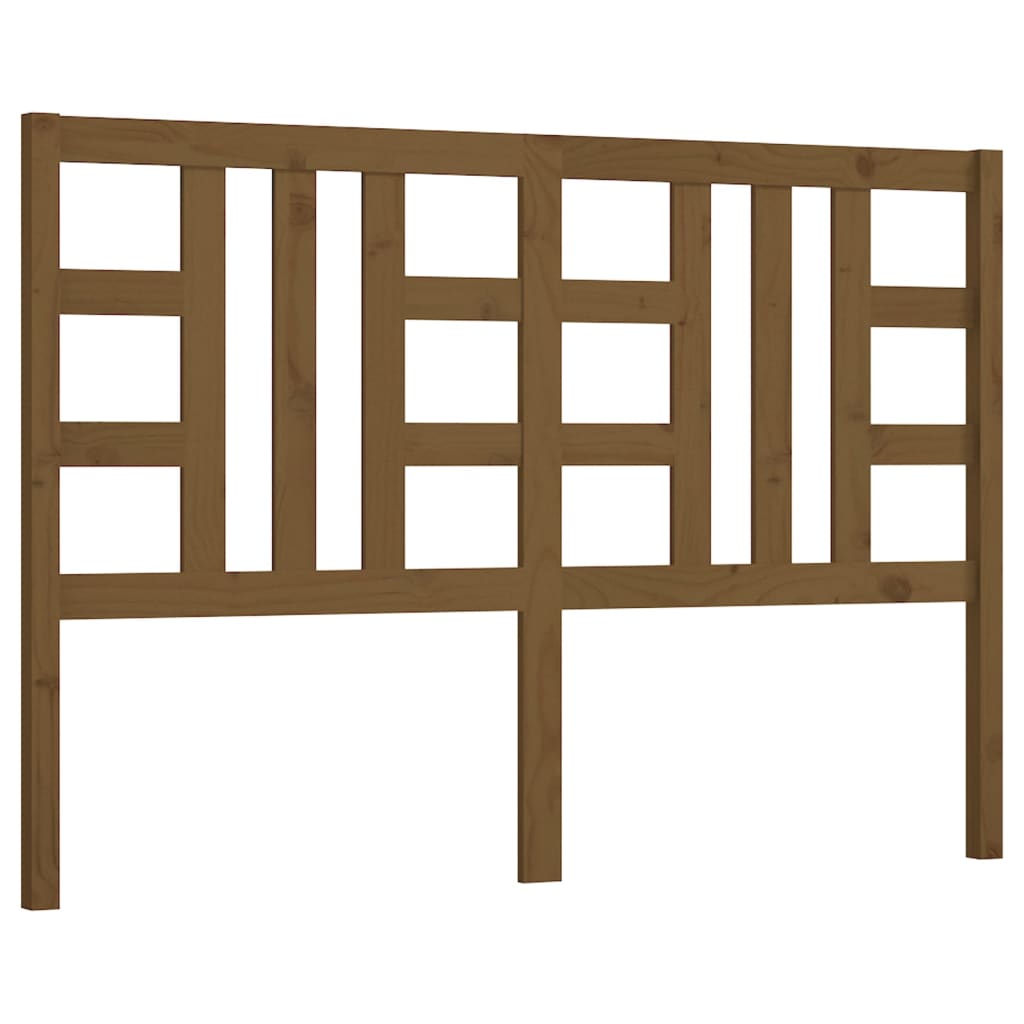 Hoofdbord 146X4X100 Cm Massief Grenenhout Honingbruin