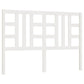 Hoofdbord 156X4X100 Cm Massief Grenenhout Wit