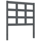 Hoofdbord 80,5X4X100 Cm Massief Grenenhout Grijs