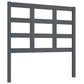 Hoofdbord 95,5X4X100 Cm Massief Grenenhout Grijs