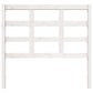 Hoofdbord 105,5X4X100 Cm Massief Grenenhout Wit