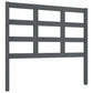 Hoofdbord 105,5X4X100 Cm Massief Grenenhout Grijs