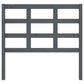 Hoofdbord 105,5X4X100 Cm Massief Grenenhout Grijs