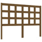 Hoofdbord 125,5X4X100 Cm Massief Grenenhout Honingbruin