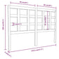 Hoofdbord 145,5X4X100 Cm Massief Grenenhout Grijs
