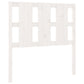 Hoofdbord 105,5X4X100 Cm Massief Grenenhout Wit
