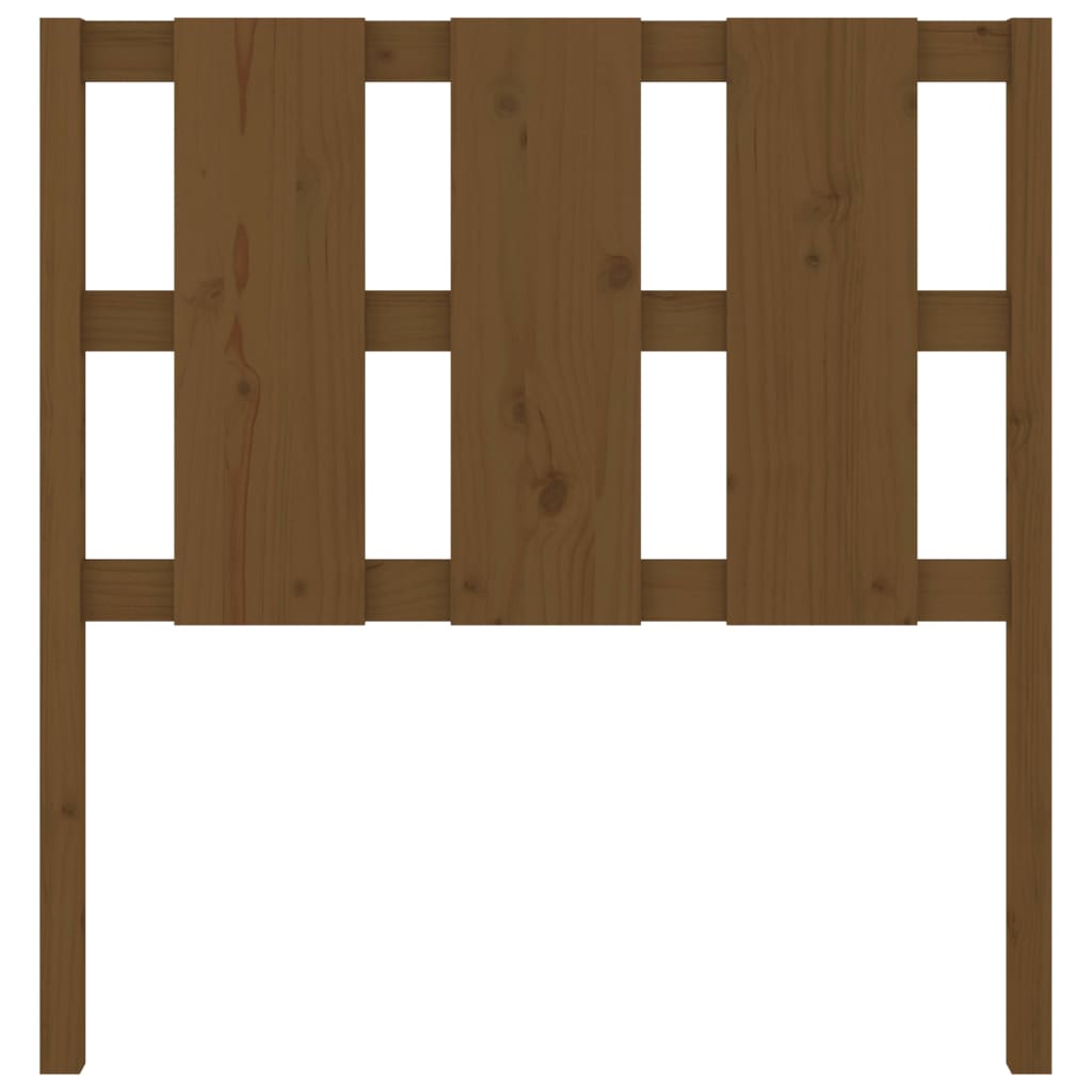 Hoofdbord 105,5X4X100 Cm Massief Grenenhout Honingbruin