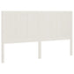 Hoofdbord 140,5X4X100 Cm Massief Grenenhout Wit