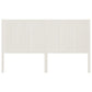 Hoofdbord 140,5X4X100 Cm Massief Grenenhout Wit