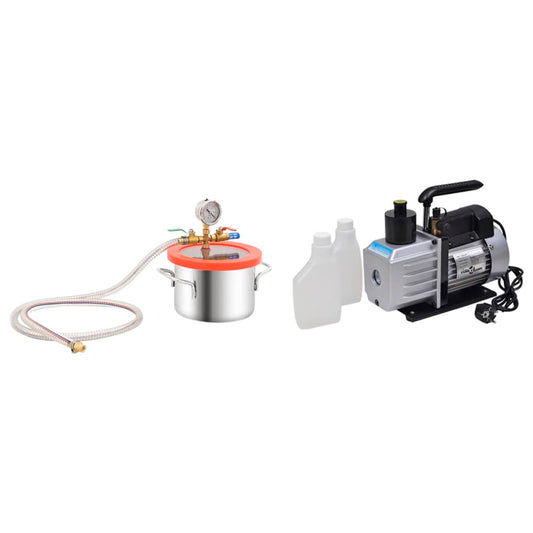 Vacuümkamer Met 2-Traps Pomp 3,7 L