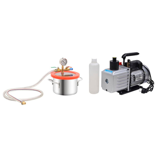 Vacuümkamer Met 2-Traps Pomp 3,7 L