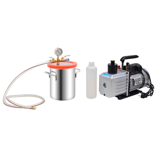 Vacuümkamer Met 2-Traps Pomp 5,5 L