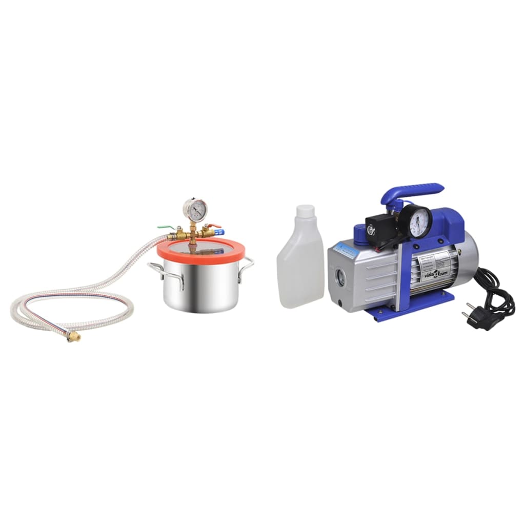 Vacuümkamer Met 1-Traps Pomp 3,7 L