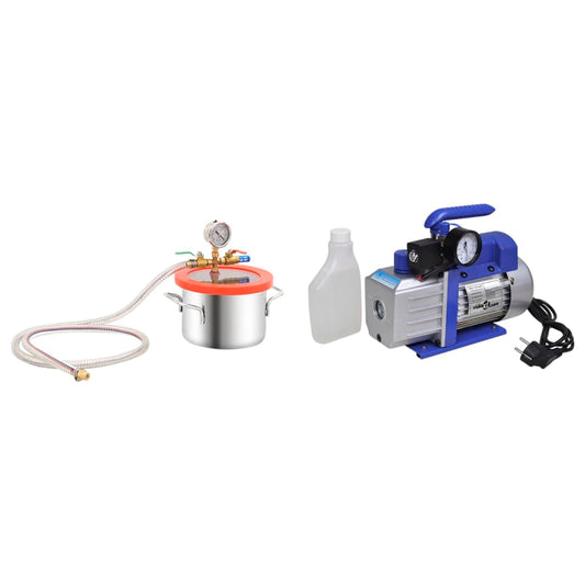 Vacuümkamer Met 1-Traps Pomp 3,7 L