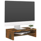 Monitorstandaard 42X24X13 Cm Bewerkt Hout Gerookt Eikenkleurig