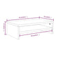 Monitorstandaard 42X24X13 Cm Bewerkt Hout Gerookt Eikenkleurig