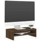 Monitorstandaard 42X24X13 Cm Bewerkt Hout Bruineikenkleurig