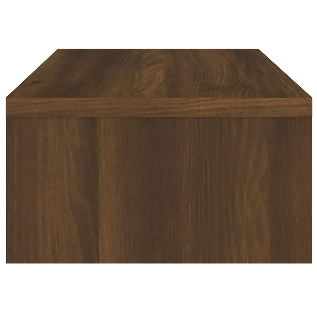Monitorstandaard 42X24X13 Cm Bewerkt Hout Bruineikenkleurig