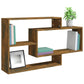 Wandschap 104X20X58,5 Cm Bewerkt Hout Gerookt Eikenkleurig