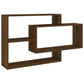 Wandschap 104X20X58,5 Cm Bewerkt Hout Bruineikenkleurig