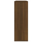 Wandschap 104X20X58,5 Cm Bewerkt Hout Bruineikenkleurig