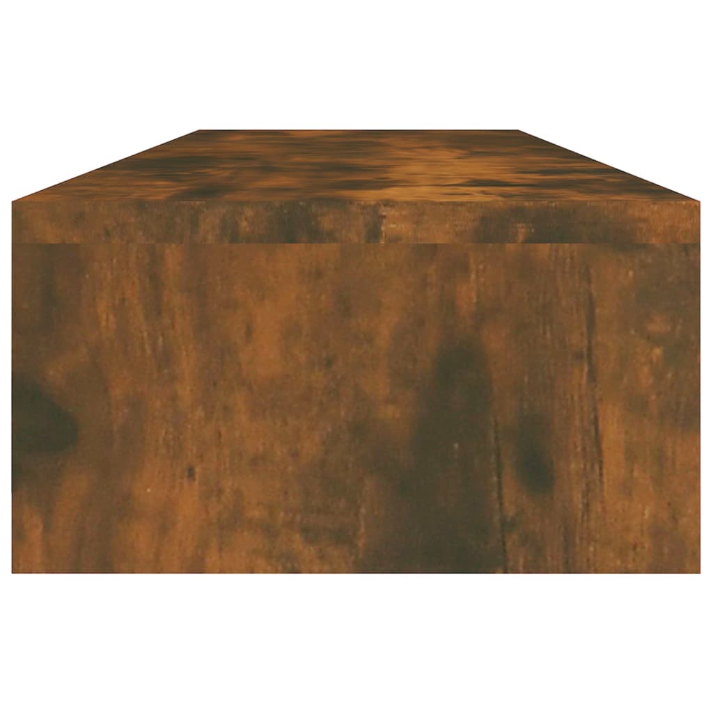 Monitorstandaard 100X24X13 Cm Bewerkt Hout Gerookt Eikenkleurig