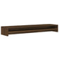 Monitorstandaard 100X24X13 Cm Bewerkt Hout Bruineikenkleurig