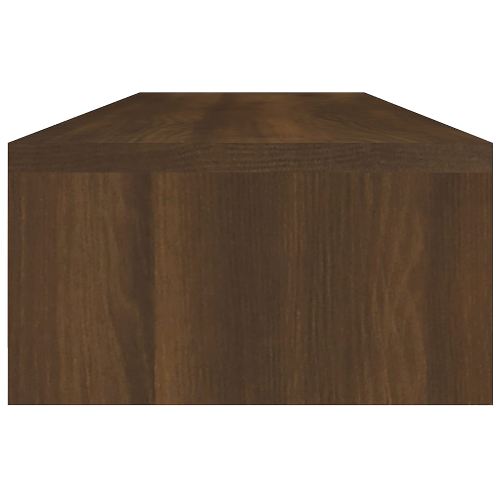 Monitorstandaard 100X24X13 Cm Bewerkt Hout Bruineikenkleurig