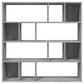 Boekenkast 110X24X110 Cm Bewerkt Hout Grijs Sonoma Eikenkleurig