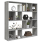 Boekenkast 110X24X110 Cm Bewerkt Hout Grijs Sonoma Eikenkleurig