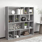 Boekenkast 110X24X110 Cm Bewerkt Hout Grijs Sonoma Eikenkleurig