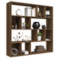 Boekenkast 110X24X110 Cm Bewerkt Hout Bruineikenkleurig