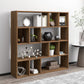 Boekenkast 110X24X110 Cm Bewerkt Hout Bruineikenkleurig